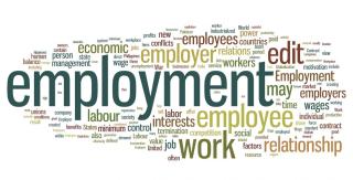Employment word map
